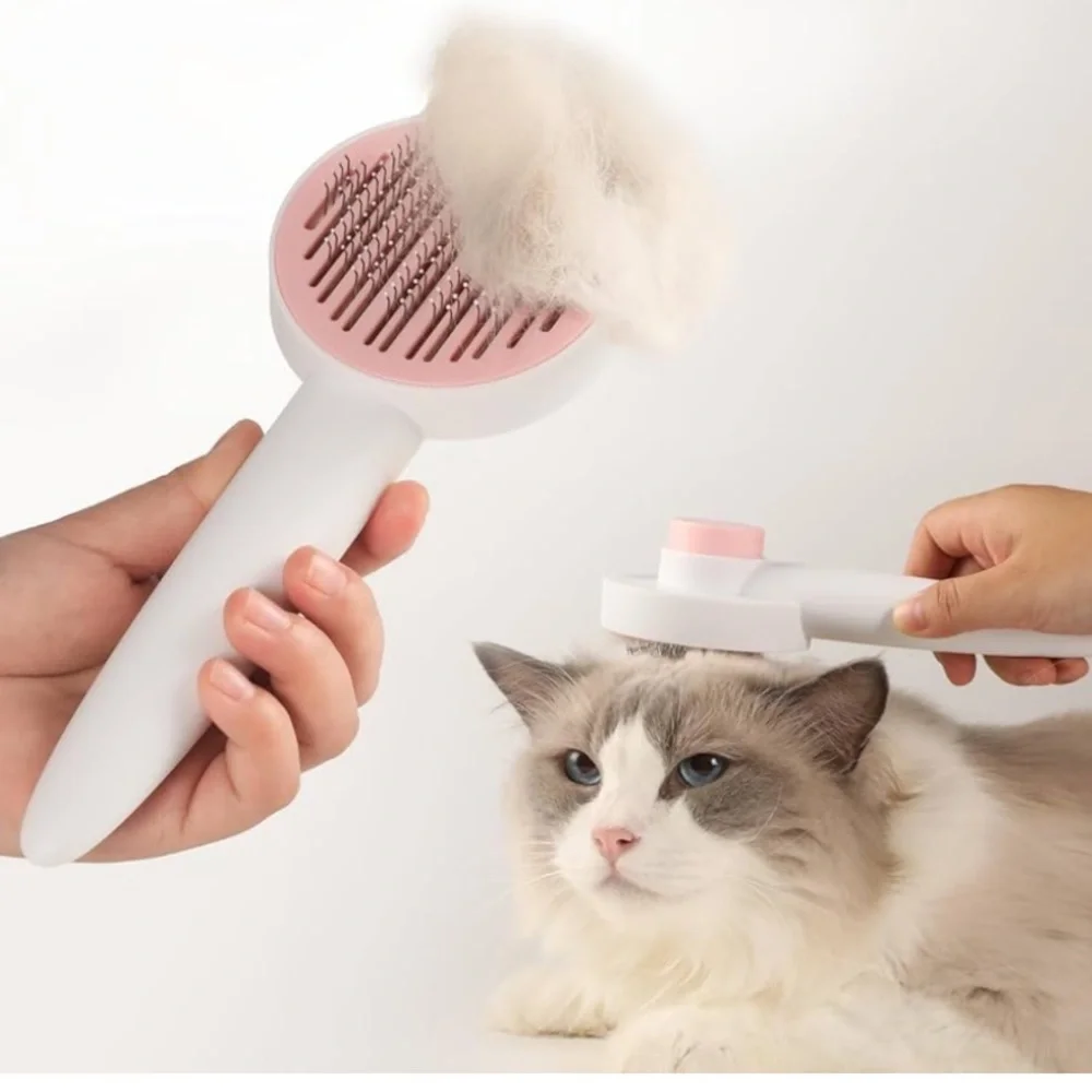 🐱 Cat Brush for Shedding, Cat Hair Brush for Indoor Cats NEW